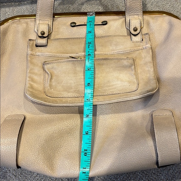 Chloe Chic Beige Leather Handbag